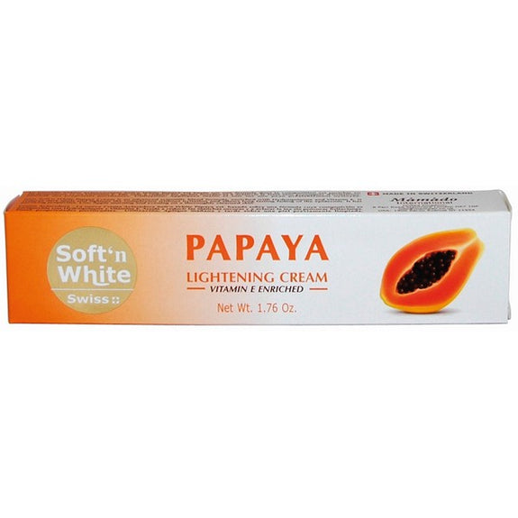 SOFT 'N WHITE SWISS PAPAYA BODY CREAM 50G