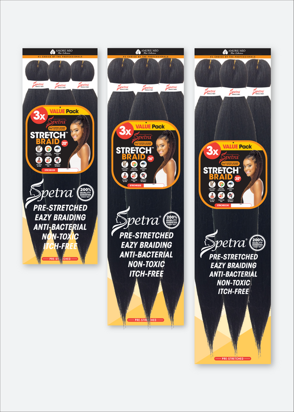 AMORE-MIO SPECTRA STRETCH BRAID 3X - BRAIDING HAIR