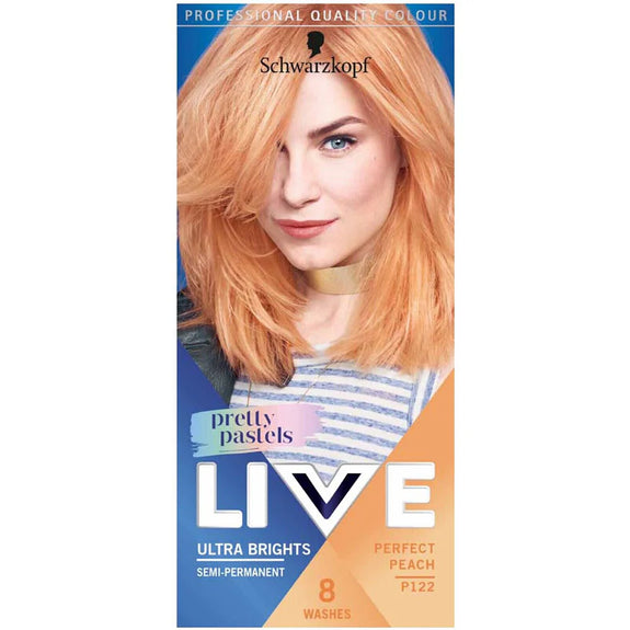 SCHWARZKOPF LIVE P122 PERFECT PEACH SEMI-PERMANENT COLOUR