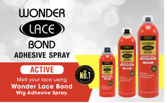 EBIN WONDER LACE BOND WIG ADHESIVE SPRAY - EXTREME FIRM HOLD