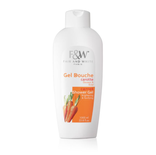 FAIR & WHITE SHOWER GEL - CARROT | ORIGINAL  1000ML