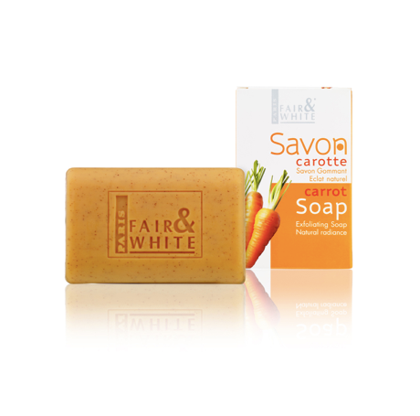 FAIR & WHITE EXFOLIATING SOAP - CARROT | ORIGINAL-200G