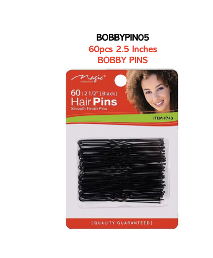 MAGIC 60pcs 2.5 Inches BOBBY PINS