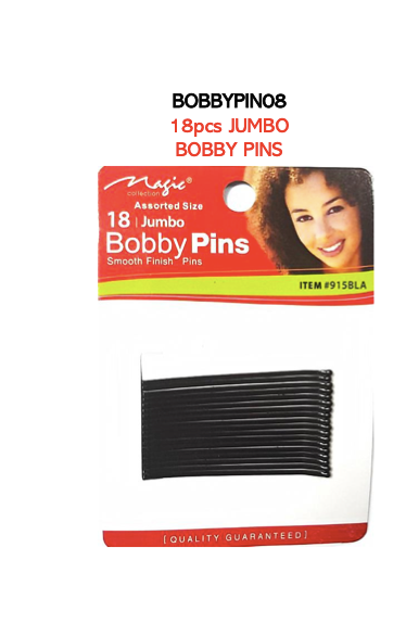 MAGIC 18pcs JUMBO BOBBY PINS