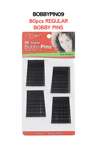 MAGIC 80pcs REGULAR BOBBY PINS