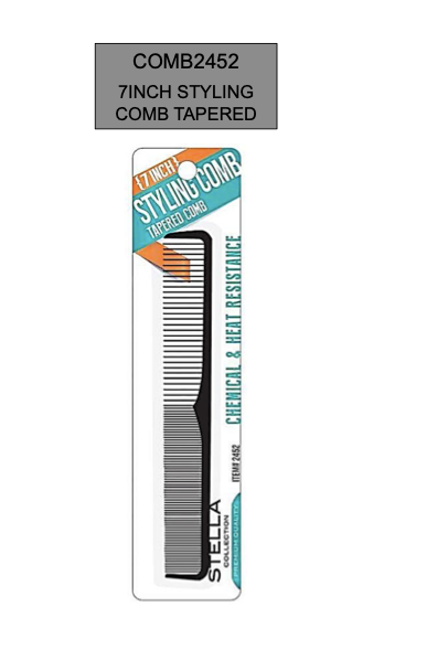 STELLA 7INCH STYLING COMB TAPERED