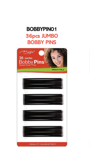 MAGIC 36pcs JUMBO BOBBY PINS