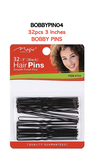 MAGIC 32pcs 3 Inches BOBBY PINS