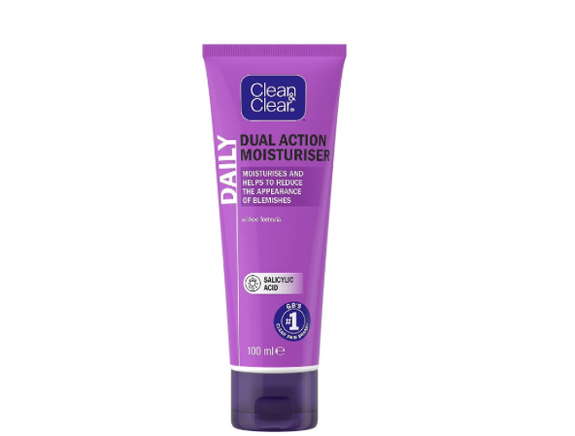 CLEAN & CLEAR Dual Action Moisturiser-100 ML