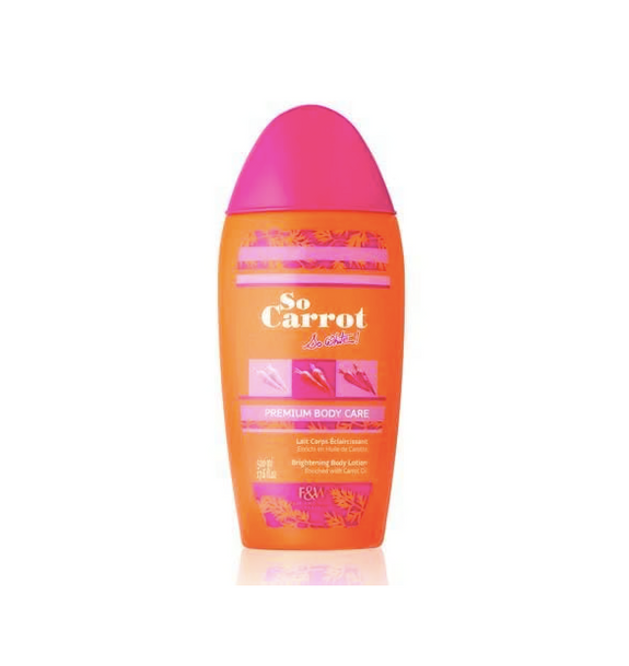 FAIR & WHITE SO CARROT BRIGHTENING LOTION WITH CARROT OIL 500ML