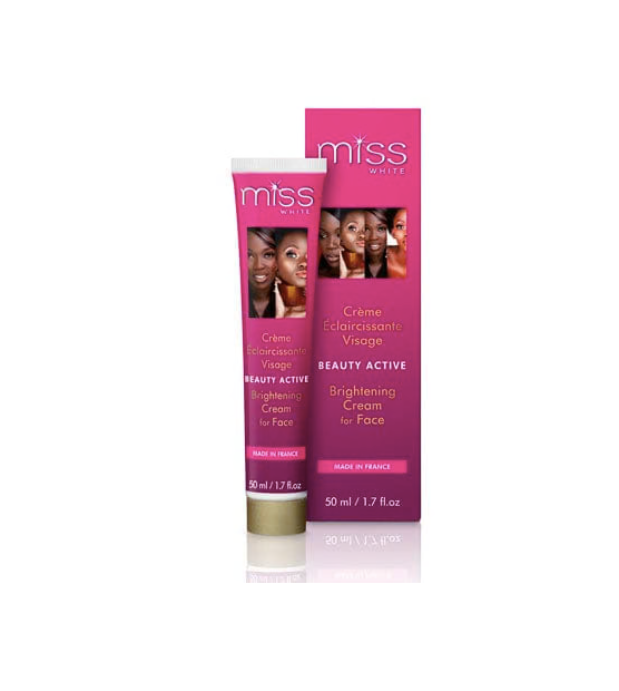 FAIR & WHITE MISS WHITE BEAUTY ACTIVE BRIGHTENING CREAM FOR FACE 50 ML / 1.6 FL OZ