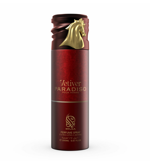 NYLAA VETIVER PARADISO Perfume BODY  Spray, 200ml