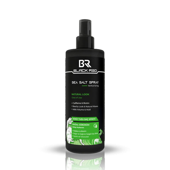 Black Red Sea Salt Natural Look Texturising Spray 200ml/6.76oz