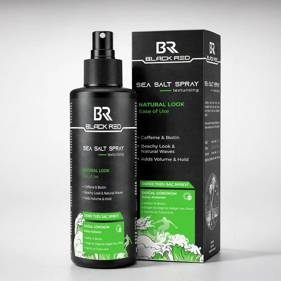 Black Red Sea Salt Natural Look Texturising Spray 200ml/6.76oz