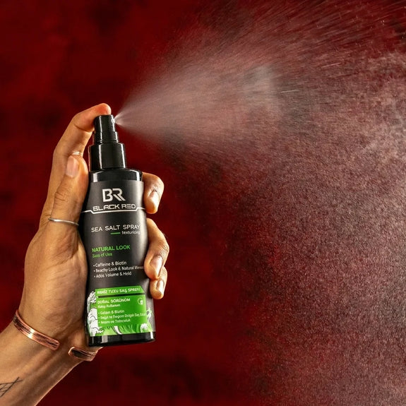 Black Red Sea Salt Natural Look Texturising Spray 200ml/6.76oz