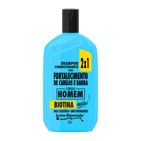 Gota Dourada Conditioning Shampoo 2x1 Line Man Golden Drop 430ml