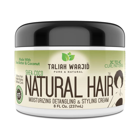 TALIAH WAAJID Shea-Coco Natural Hair Style Cream 8oz For 3C-4C Hair 8oz