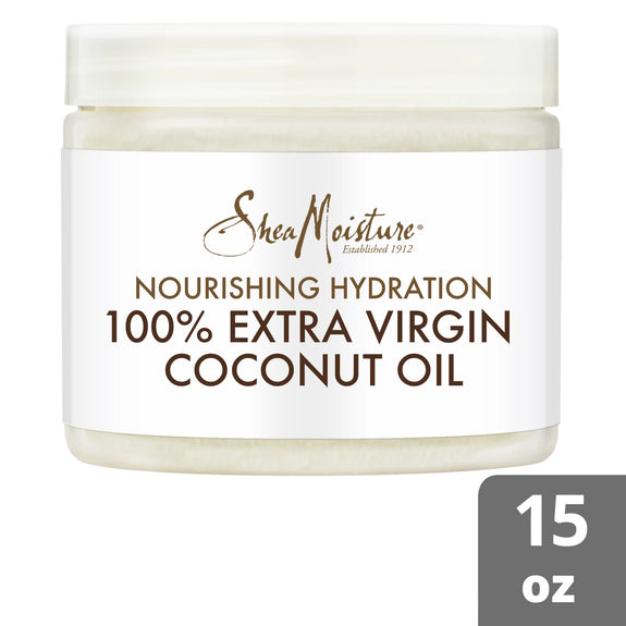 SheaMoisture 100% Extra Virgin Coconut Oil Nourishing Hydration, 14.5 oZ