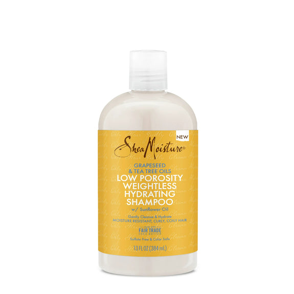 SheaMoisture Low Porosity Weightless Hydrating Shampoo-13 OZ