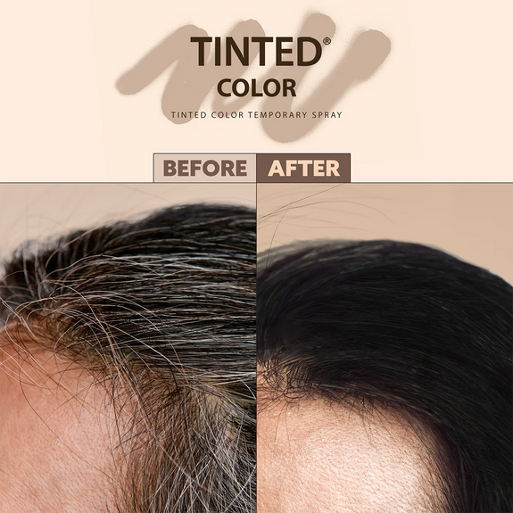 Ebin New York Tinted Color Temporary Spray  Dark Brown 100ml
