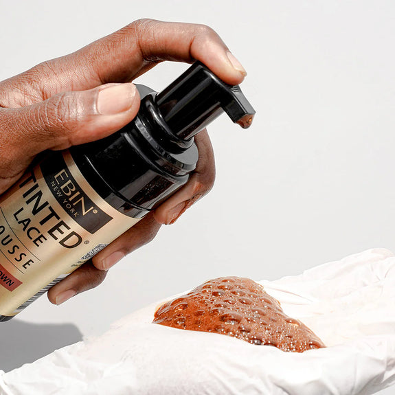 Ebin Tinted Lace Foaming Mousse Medium Dark Brown 100ml