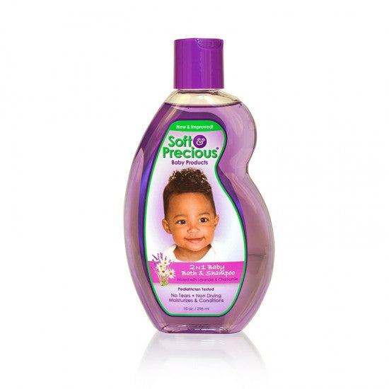 SOFT & PRECIOUS BABY SHAMPOO & BATH WASH-296 ml