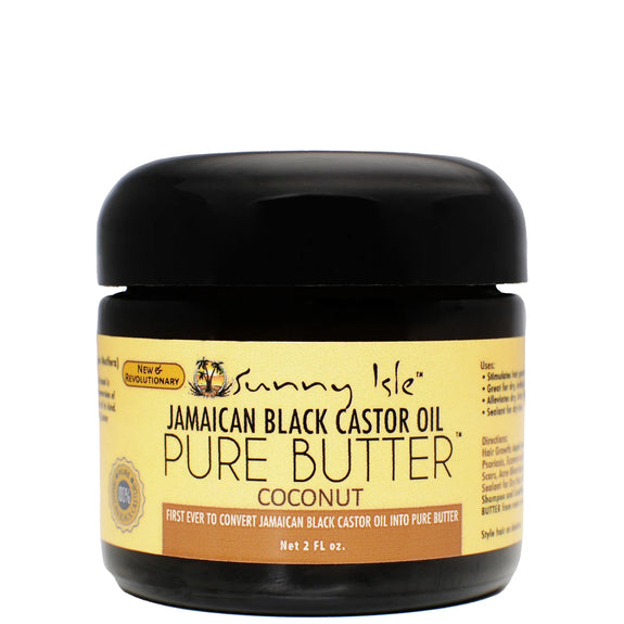 SUNNY ISLE Jamaican Black Castor Oil Pure Butter with Coconut