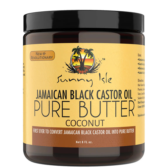 SUNNY ISLE Jamaican Black Castor Oil Pure Butter with Coconut