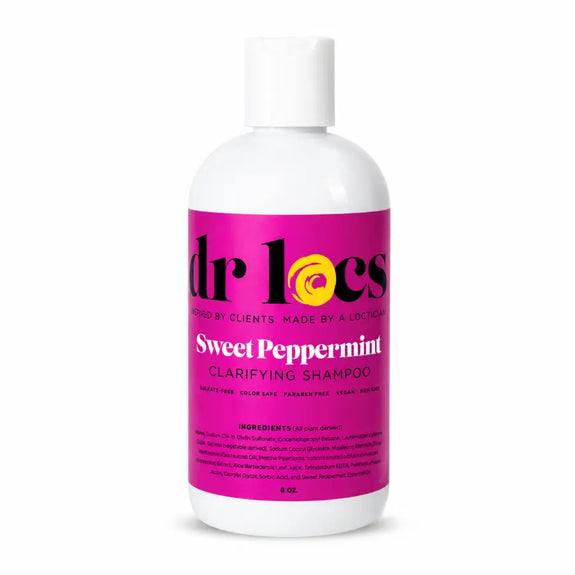 Dr Locs Sweet Peppermint Clarifying Shampoo 8oz