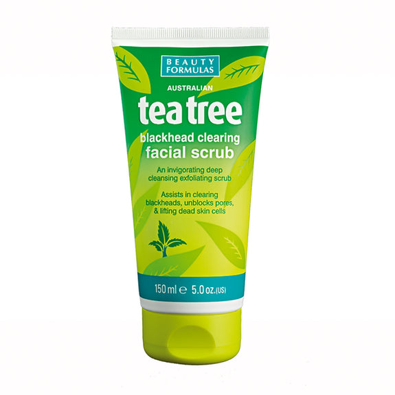 BEAUTY FORMULA TEA TREE  FACIAL SCRUB-150ML