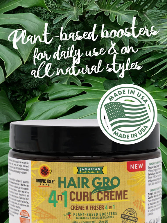 TROPIC ISLE LIVING HAIR GRO 4N1 CURL CRÈME 12OZ