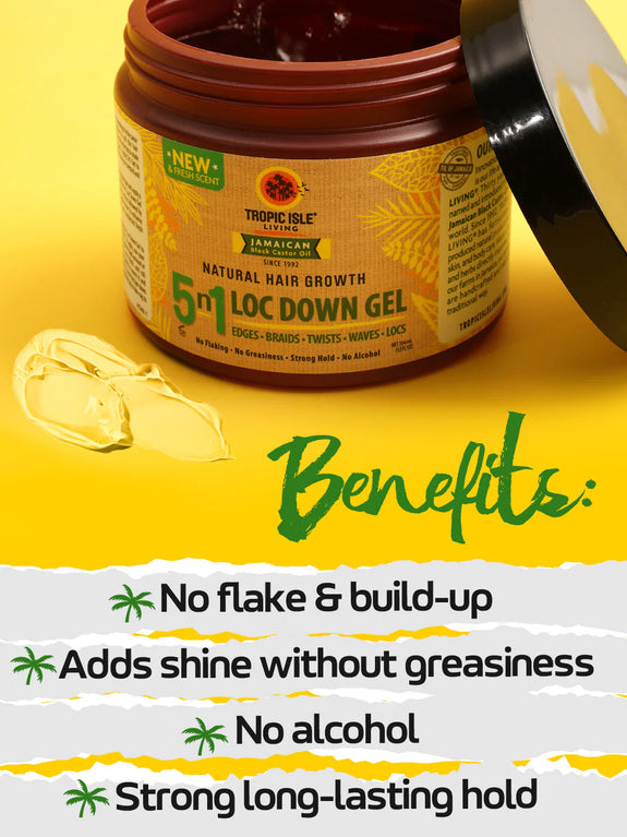 TROPIC ISLE LIVING 5N1 LOC DOWN GEL 12OZ