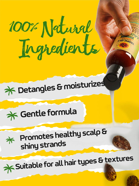 TROPIC ISLE LIVING HAIR GRO CLEANSING MOISTURIZING SHAMPOO 8OZ