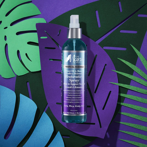 THE MANE CHOICE Tropical Moringa Sweet Oil & Honey Endless Moisture Restorative Spray