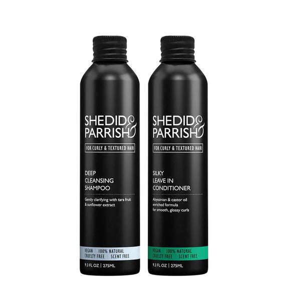 SHEDID & PARRISH THE VERSATILE COLLECTION SALE PRICE[1x Deep Cleansing Shampoo (275ml),1x Silky Leave In Conditioner (275ml)]