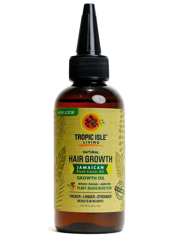 TROPIC ISLE JAMAICAN BLACK CASTOR HAIR GROWTH OIL 4OZ