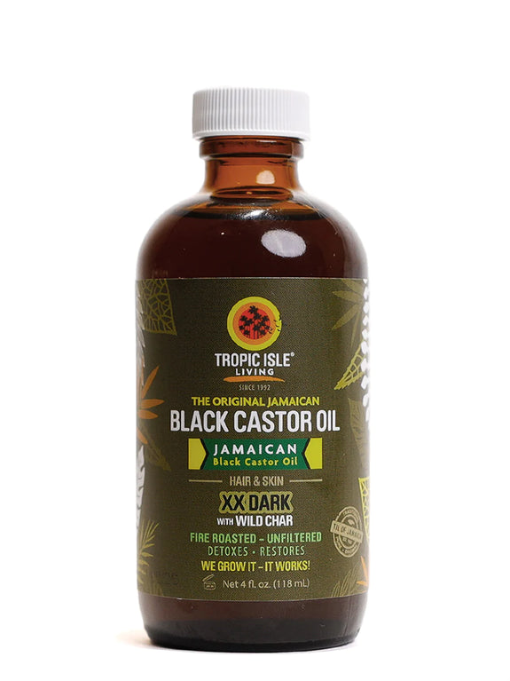 TROPIC ISLE JAMAICAN BLACK CASTOR OIL XX DARK 4OZ