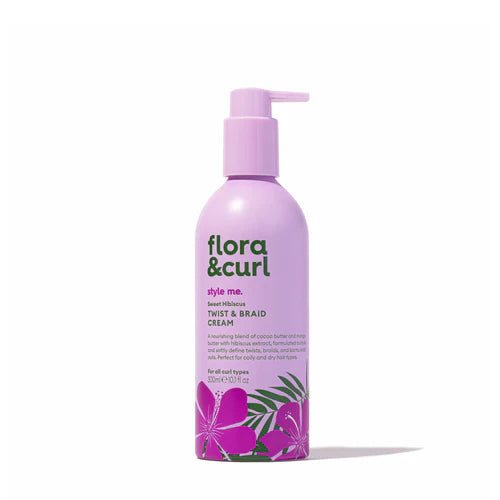 FLORA & Curl Style Me Sweet Hibiscus Twist & Braid Cream-300ML