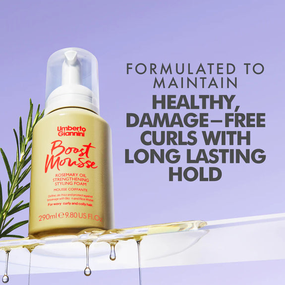 Umberto Giannini Boost Mousse Rosemary Oil Strengthening Styling Foam 290ml/9.80oz
