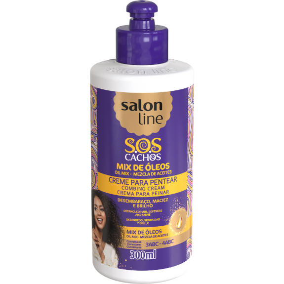 Salon Line  SoS Curls  Oil Mix Combing Cream 300ml