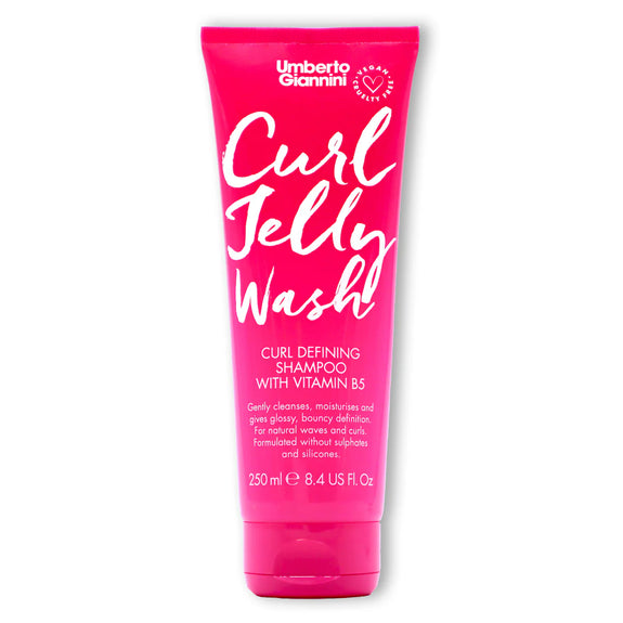 Umberto Giannini Curl Jelly Wash CURL DEFFINING Shampoo vitamin B5 for gorgeous, healthy curls 250ML