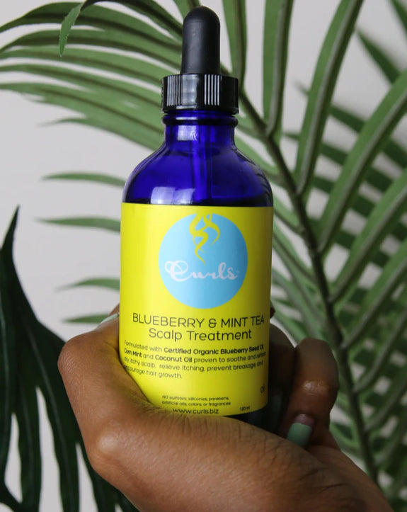 Curls Blueberry & Mint Tea Scalp Treatment-4 oz