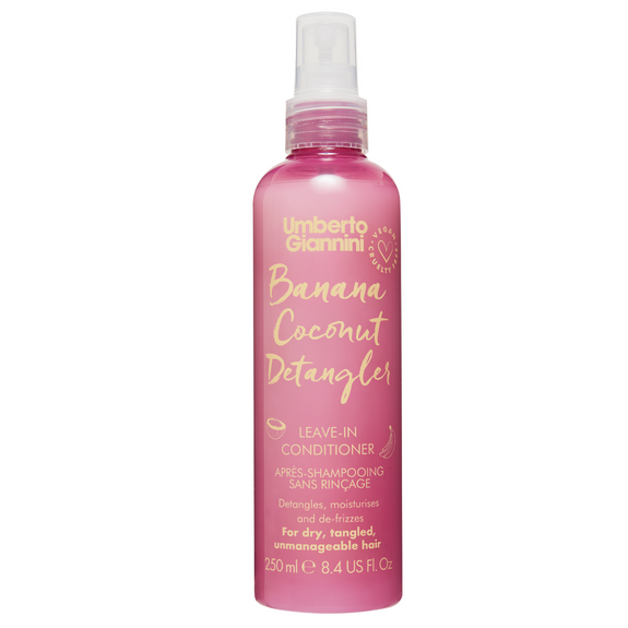 UMBERTO GIANNINI Banana Coconut Detangler Leave in Conditioning Spray 250 ML