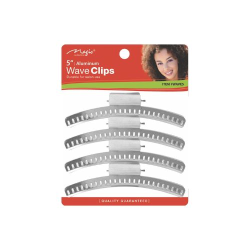 MAGIC COLLECTION 5" ALUMINUM WAVE CLIPS