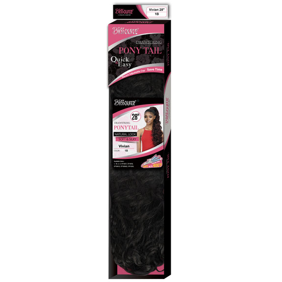 Blissource Drawstring Ponytail Vivian