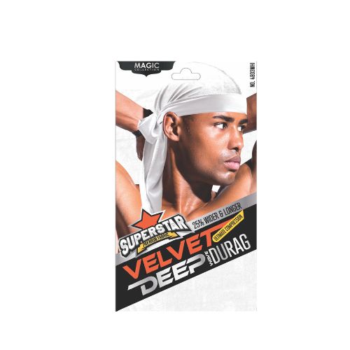 MAGIC COLLECTION MEN'S  SUPERSTAR VELVET DEEP DURAG