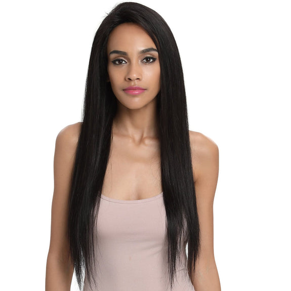 SLEEK LUNA STRAIGHT  VIRGIN GOLD   HUMAN HAIR LACE FRONT / FREE PARTING WIG