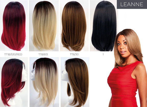 SLEEK LEANNE  SPOTLIGHT PREMIUM HUMAN HAIR BLENDED LACE WIG