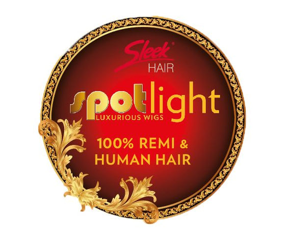 SLEEK PIZZAZ  SPOTLIGHT HUMAN HAIR  100% LACE FRONT WIG