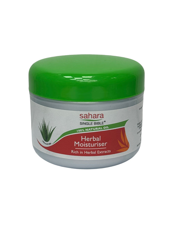 SAHARA SINGLE BIBLE  HERBAL MOISTURISER CREAM -200G